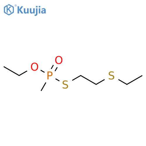 Phosphonothioic acid,P-methyl-, O-ethyl S-[2-(ethylthio)ethyl] ester structure