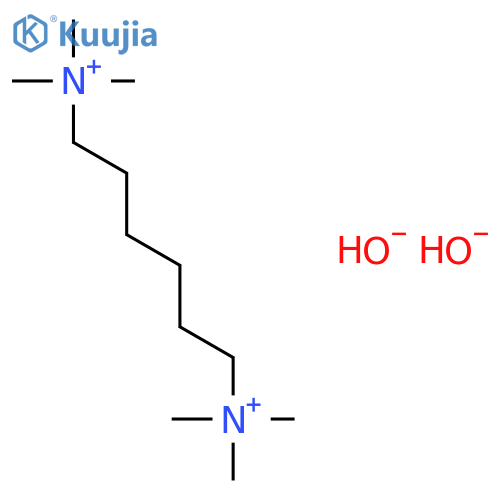 1,6-Hexanediaminium,N1,N1,N1,N6,N6,N6-hexamethyl-, hydroxide (1:2) structure