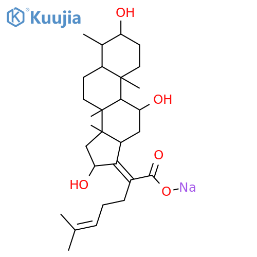 16-Deacetyl Fusidic Acid Sodium Salt structure