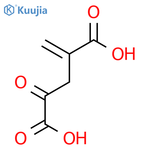 2-methylen-4-oxo-glutaric acid structure