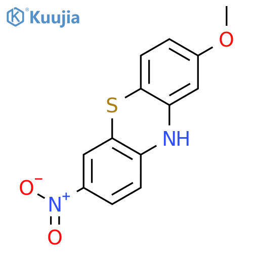 10H-PHENOTHIAZINE, 2-METHOXY-7-NITRO- structure