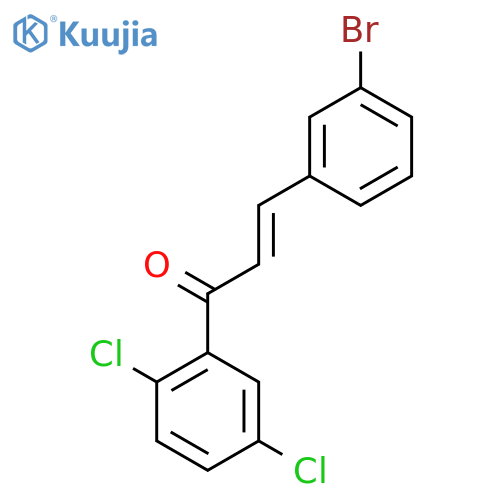 (2E)-3-(3-Bromophenyl)-1-(2,5-dichlorophenyl)prop-2-en-1-one structure