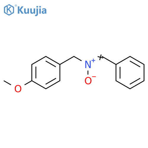 (Z)-[(4-methoxyphenyl)methyl](oxido)(phenylmethylidene)azanium structure