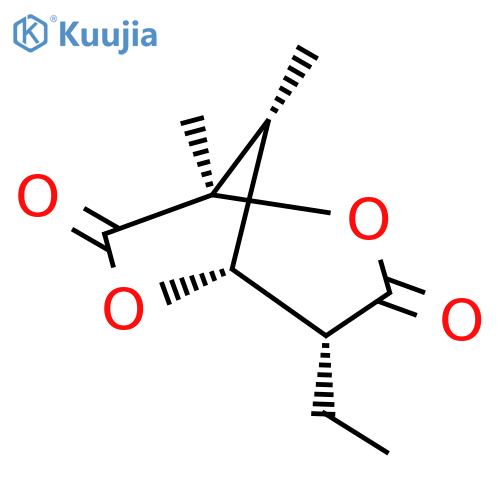 (1R,4R,5R,8R)-4-Ethyl-1,8-dimethyl-2,6-dioxabicyclo[3.2.1]octane-3,7-dione structure