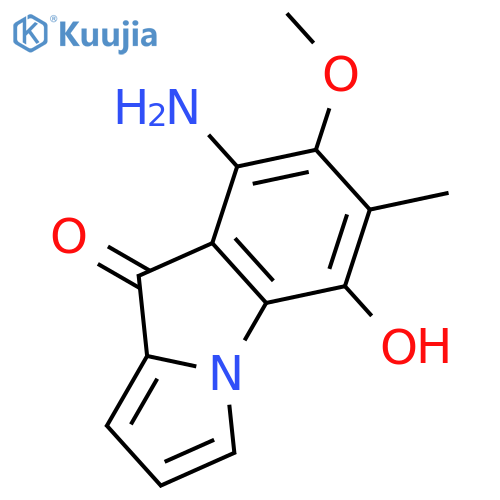 9H-Pyrrolo[1,2-a]indol-9-one, 8-amino-5-hydroxy-7-methoxy-6-methyl- structure