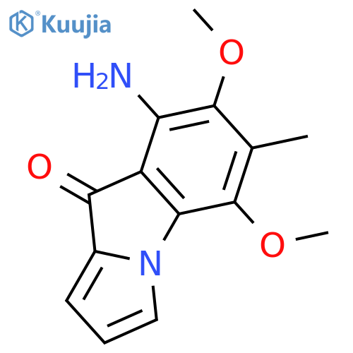 9H-Pyrrolo[1,2-a]indol-9-one, 8-amino-5,7-dimethoxy-6-methyl- structure