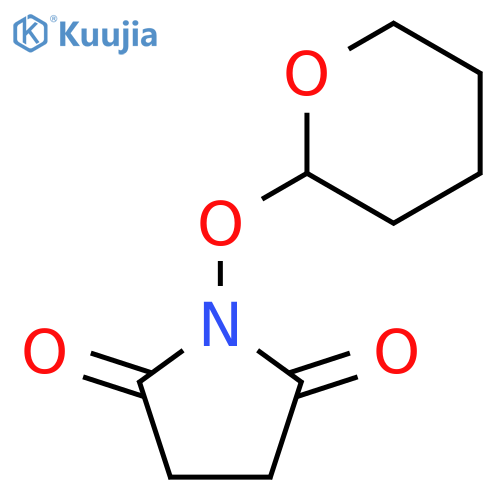 2,5-Pyrrolidinedione,1-[(tetrahydro-2H-pyran-2-yl)oxy]- structure