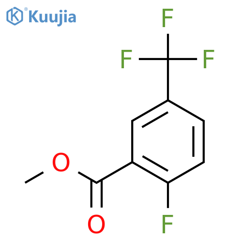 Methyl 2-fluoro-5-(trifluoromethyl)benzoate structure