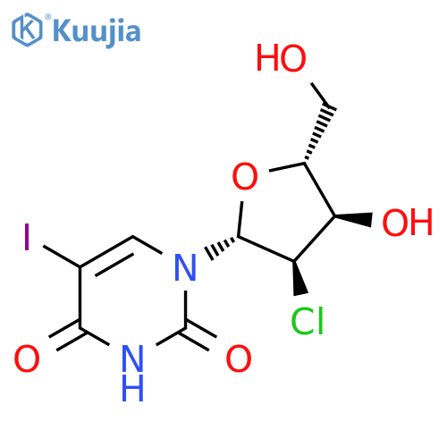 URIDINE, 2'-CHLORO-2'-DEOXY-5-IODO- structure