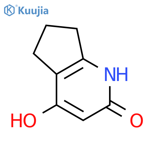 1,5,6,7-Tetrahydro-4-hydroxy-2H-cyclopentabpyridin-2-one structure
