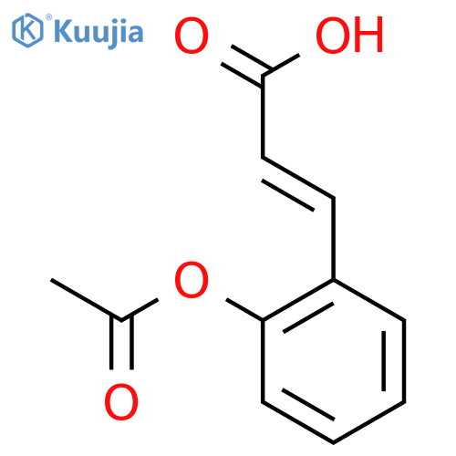 2-Acetoxycinnamic acid structure