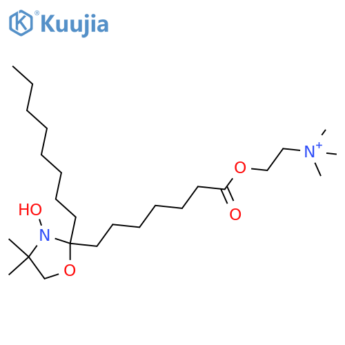 (4,4-dimethyl-2-octyl-2-{7-oxo-7-[2-(trimethylammonio)ethoxy]heptyl}-1,3-oxazolidin-3-yl)oxidanyl structure
