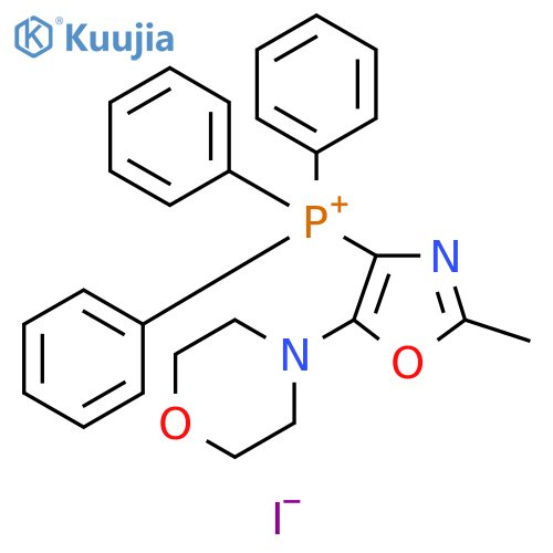 Phosphonium, [2-methyl-5-(4-morpholinyl)-4-oxazolyl]triphenyl-, iodide structure