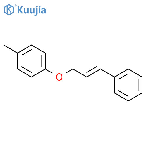 1-methyl-4-[(3-phenylprop-2-en-1-yl)oxy]benzene structure