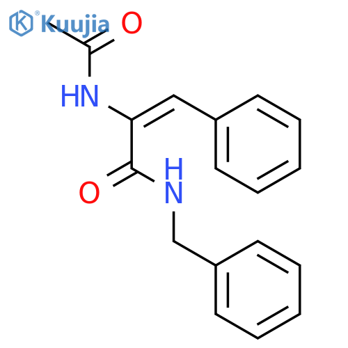 (E)-2-Acetamido-N-benzyl-3-phenylacrylamide structure