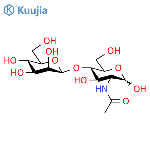 2-Acetamido-2-deoxy-4-O-(β-D-mannopyranosyl)-D-glucose structure