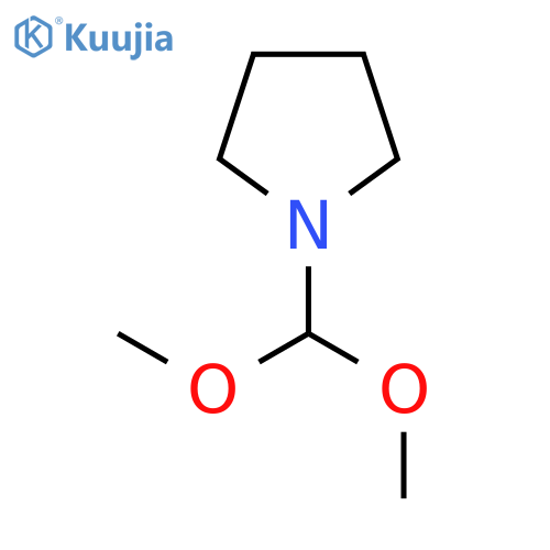 1-(Dimethoxymethyl)pyrrolidine structure