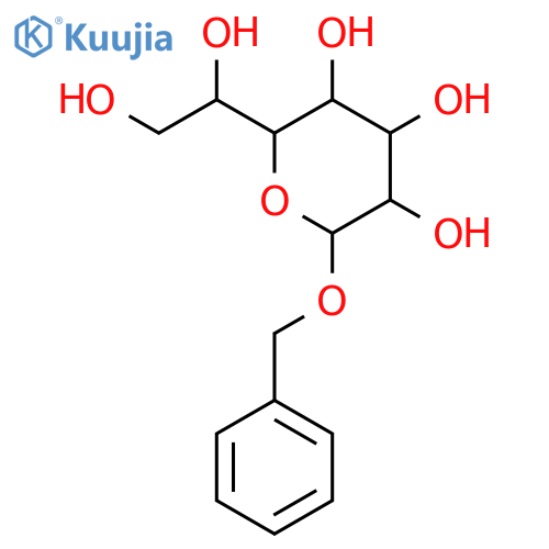 D-glycero-b-D-gulo-Heptopyranoside,phenylmethyl (9CI) structure