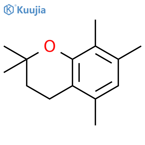 2H-1-Benzopyran, 3,4-dihydro-2,2,5,7,8-pentamethyl- structure