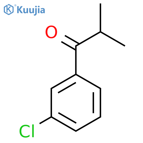1-(3-Chlorophenyl)-2-methylpropan-1-one structure