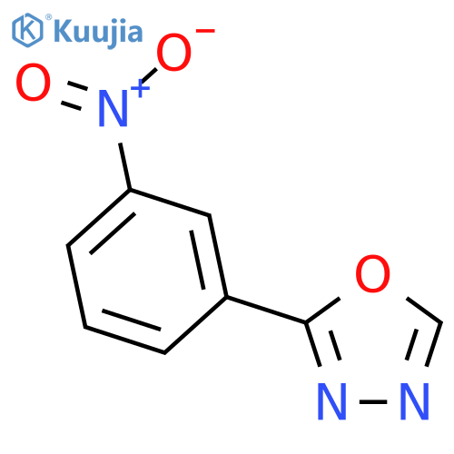 2-(3-Nitrophenyl)-1,3,4-oxadiazole structure