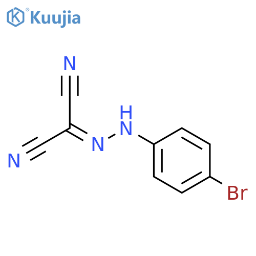 Propanedinitrile, [(4-bromophenyl)hydrazono]- structure