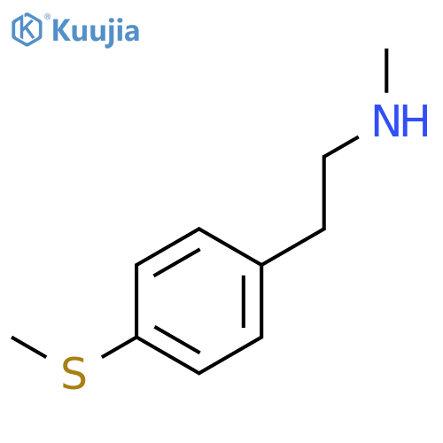 methyl({2-4-(methylsulfanyl)phenylethyl})amine structure