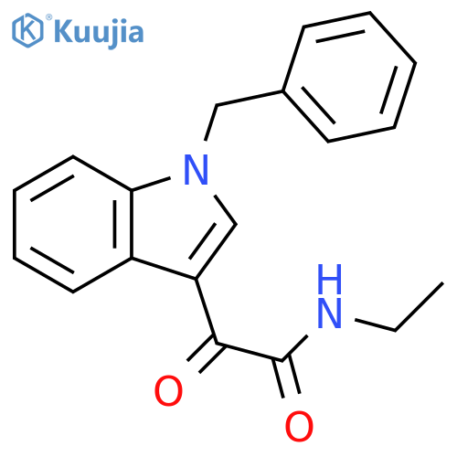 1H-Indole-3-acetamide, N-ethyl-a-oxo-1-(phenylmethyl)- structure