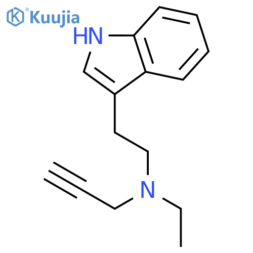1H-Indole-3-ethanamine, N-ethyl-N-2-propynyl- structure
