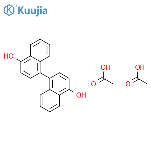 [1,1'-Binaphthalene]-4,4'-diyl diacetate structure