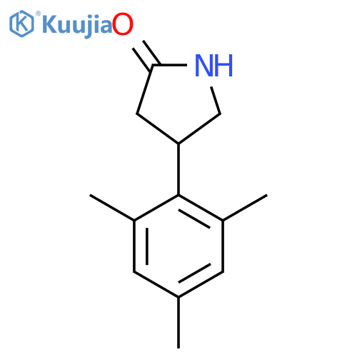 4-(2,4,6-trimethylphenyl)pyrrolidin-2-one structure