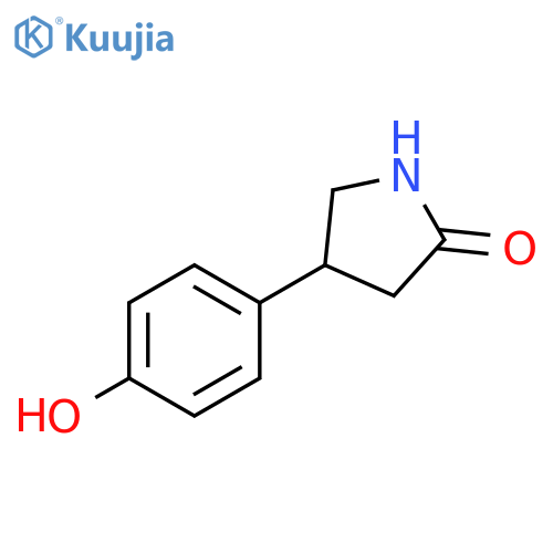 4-(4-Hydroxyphenyl)pyrrolidin-2-one structure