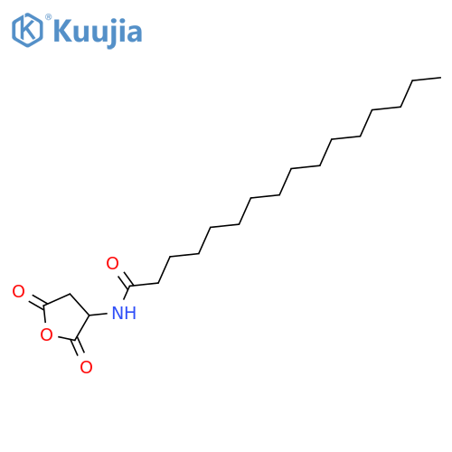 Hexadecanamide, N-(tetrahydro-2,5-dioxo-3-furanyl)- structure