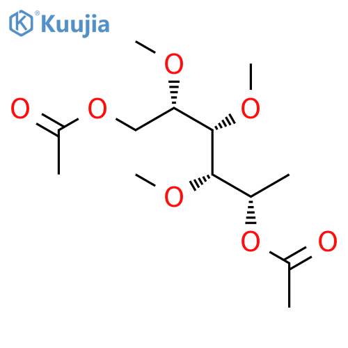 L-MANNITOL, 1-DEOXY-3,4,5-TRI-O-METHYL-, DIACETATE structure