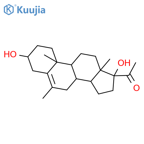 6-methyl-17alpha-hydroxypregnenolone structure