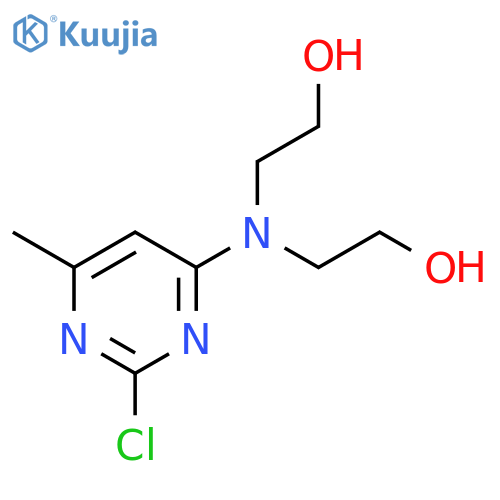 ETHANOL, 2,2'-[(2-CHLORO-6-METHYL-4-PYRIMIDINYL)IMINO]BIS- structure