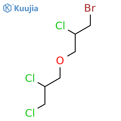 Propane, 1-bromo-2-chloro-3-(2,3-dichloropropoxy)- structure