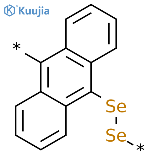 Poly(diseleno-9,10-anthracenediyl) structure
