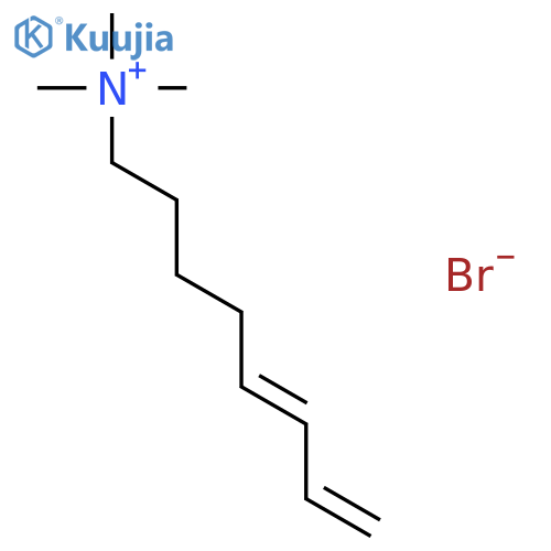 5,7-Octadien-1-aminium, N,N,N-trimethyl-, bromide, (E)- structure
