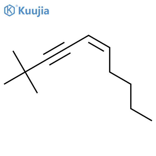 5-Decen-3-yne, 2,2-dimethyl-, (Z)- structure