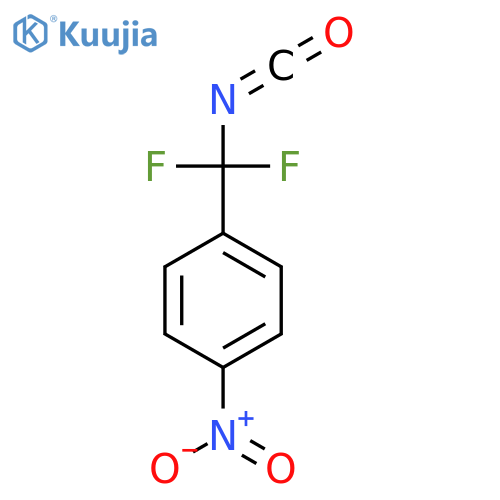 1-[Difluoro(isocyanato)methyl]-4-nitrobenzene structure