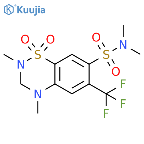 Hydroflumethiazide tetra-methyl derivative structure