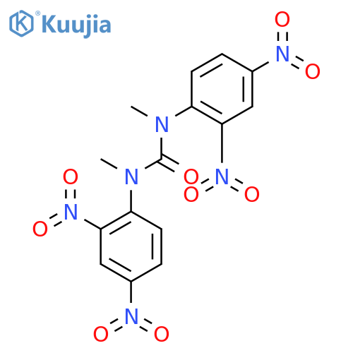 N,N'-bis-(2,4-dinitro-phenyl)-N,N'-dimethyl-urea structure