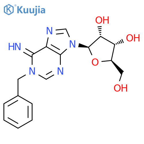 ADENOSINE, 1-(PHENYLMETHYL)- structure