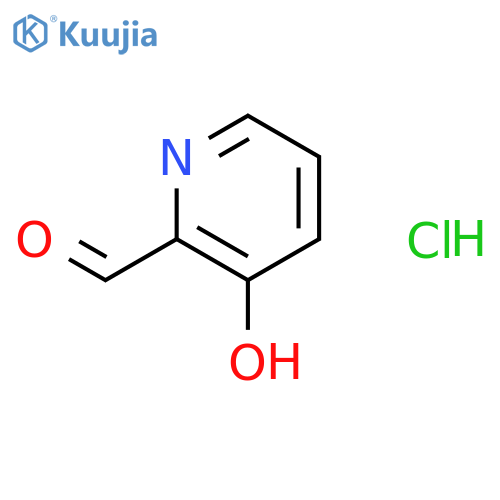 3-hydroxypyridine-2-carbaldehyde hydrochloride structure