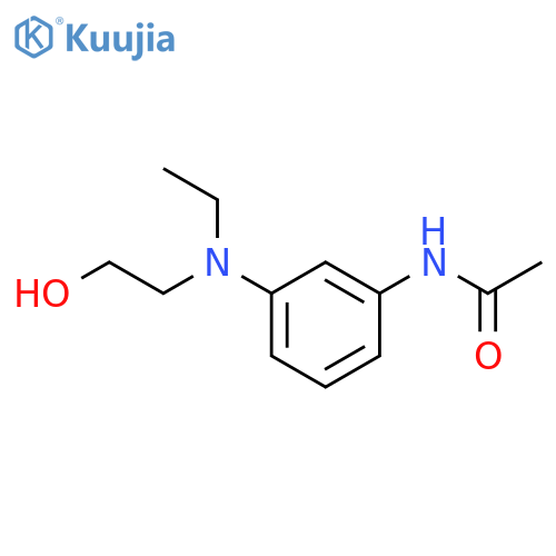 Acetamide, N-[3-[ethyl(2-hydroxyethyl)amino]phenyl]- structure