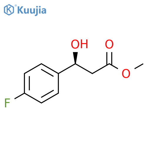 methyl (3S)-3-(4-fluorophenyl)-3-hydroxypropanoate structure