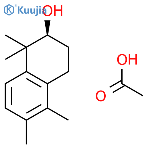 2-Naphthalenol, 1,2,3,4-tetrahydro-1,1,5,6-tetramethyl-, acetate, (2S)- structure