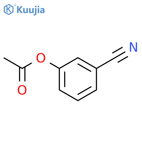 Benzonitrile,3-(acetyloxy)- structure