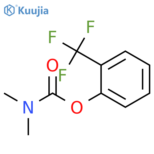 CARBAMIC ACID, DIMETHYL-, 2-(TRIFLUOROMETHYL)PHENYL ESTER structure